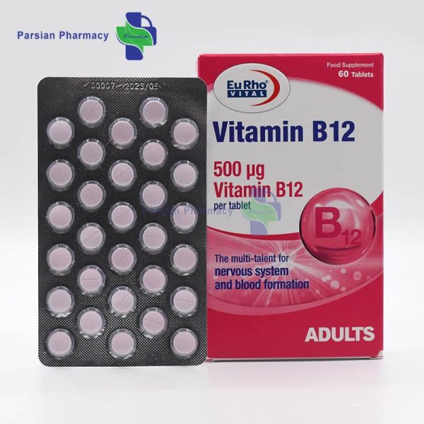 ویتامین ب 12یورو ویتال (vitamin B 12)