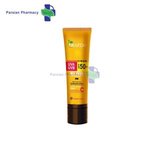 کرم ضد آفتاب انواع پوست نستور SPF50