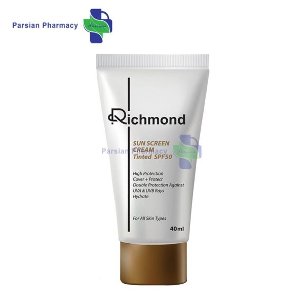 کرم ضد آفتاب رنگی SPF50 ریچموند