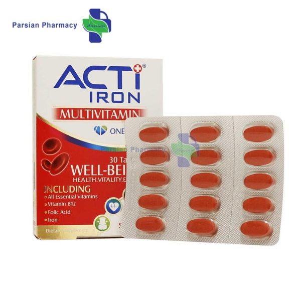 قرص اکتی آیرون acti iron لیبرتی سوئیس 30 عدد