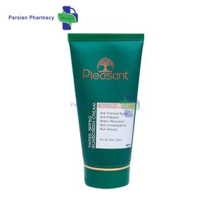 کرم ضد آفتاب رنگی SPF50 پلزنت