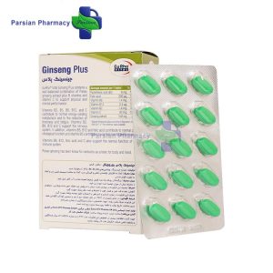 خانه 37 قرص مکمل گیاهی جینسینگ یوروویتال مدل Ginseng Plus بسته 60 عددی2 داروخانه آنلاین پارسیان