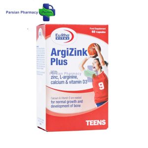 خانه 34 کپسول ویتامین یوروویتال مدل Argizink Plus